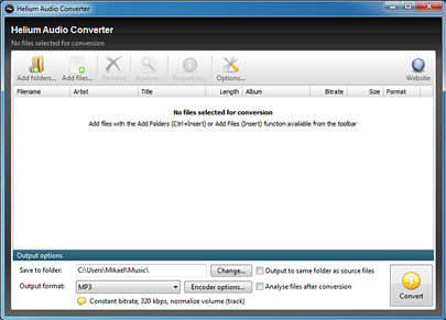 Helium Audio Converter