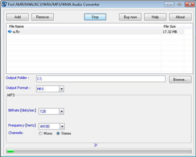 Fast AMR M4A AC3 WAV MP3 WMA Audio Converter l