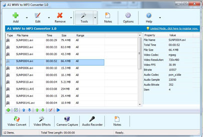 A1 WMV To MP3 Converter