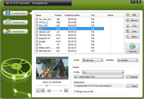 Oposoft All To FLV Converter