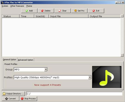 1Flac Flac to MP3 Converter 