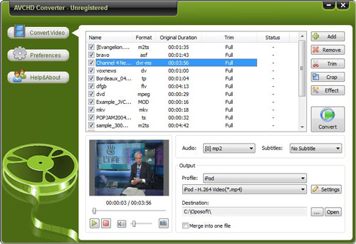 Oposoft AVCHD Converter