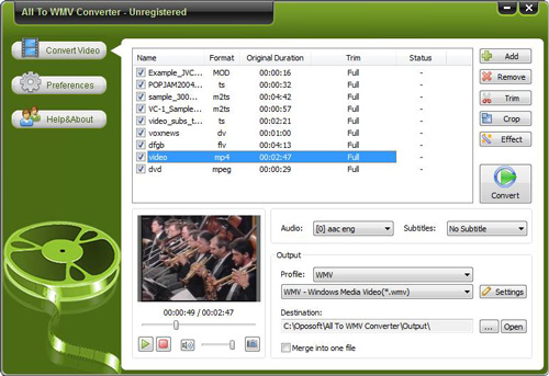 Oposoft All To WMV Converter