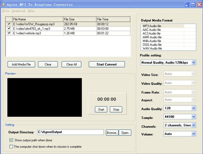 Agree Free MP3 to Ringtone Converter l