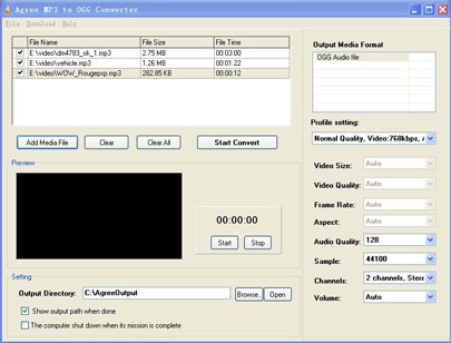 Agree MP3 to OGG Converter