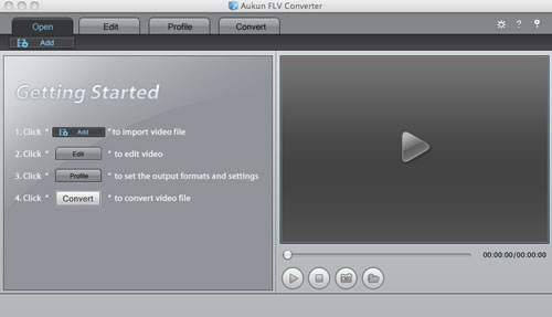 AuKun FLV Converter for Mac