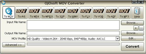 OJOsoft MOV Converter
