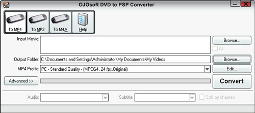 OJOsoft DVD to PSP Converter