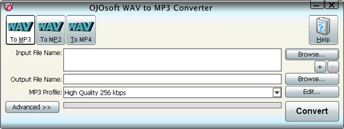 OJOsoft WAV to MP3 Converter