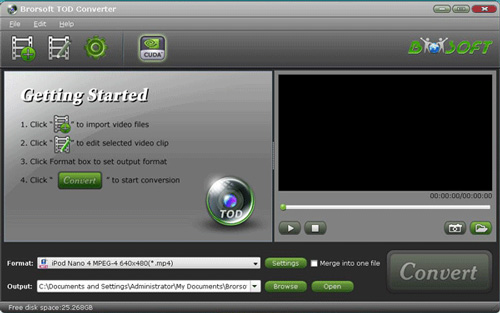 Brorsoft TOD Converter