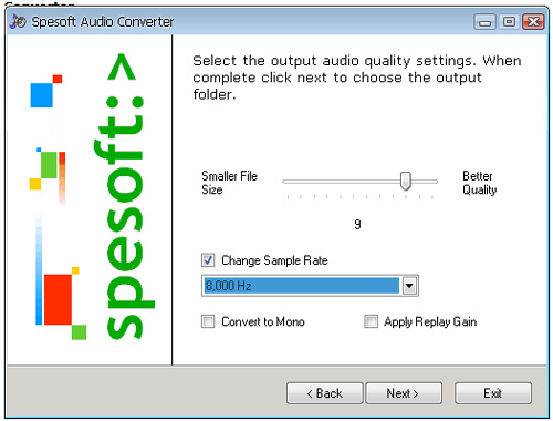 Spesoft audio converter