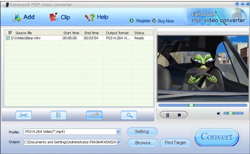 Eahoosoft PSP Video Converter