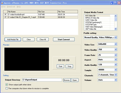 Agree iPhone to AVI WMV MP4 3GP MOV Converter Pro
