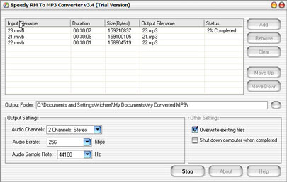 Speedy RM MP3 Converter