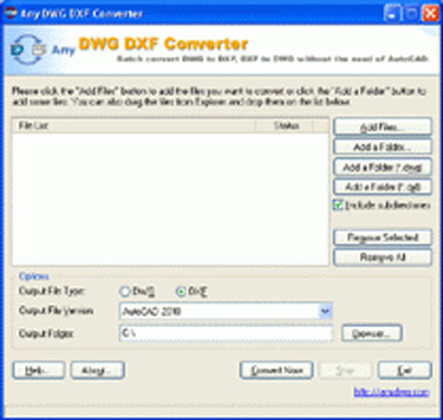 Any DWG DXF Converter