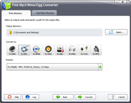 Free Mp3/Wma/Ogg Converter 8.2.1