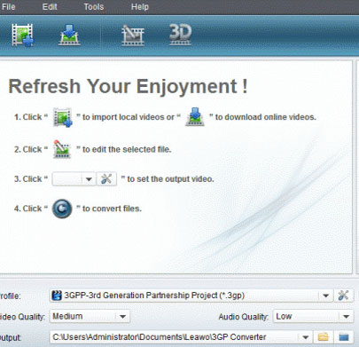 Leawo Free 3G2 Converter