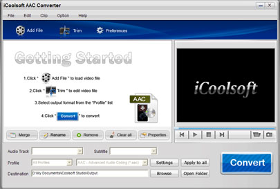 iCoolsoft AAC Converter 