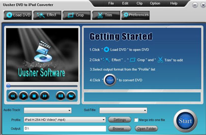 Uusher DVD to iPad Converter
