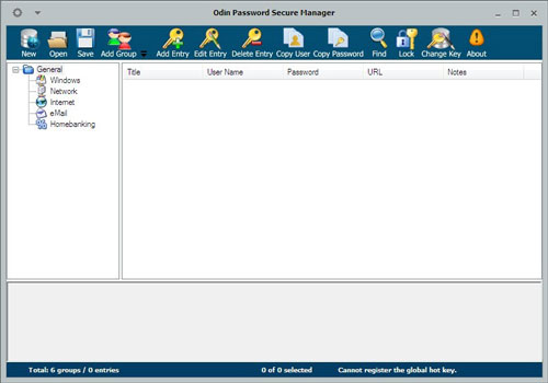 Odin Password Secure Manager