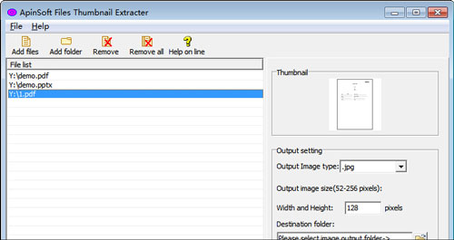 ApinSoft FilesThumbnail Extracter