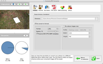 Contenta PEF Converter