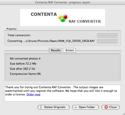 Contenta RAF Converter