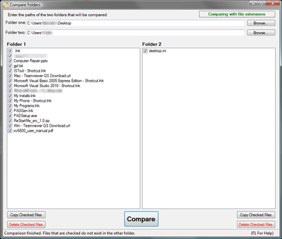 Compare Folders