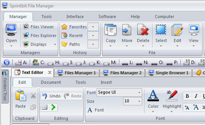 Sprintbit File Manager