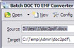 Batch Word to EMF Converter