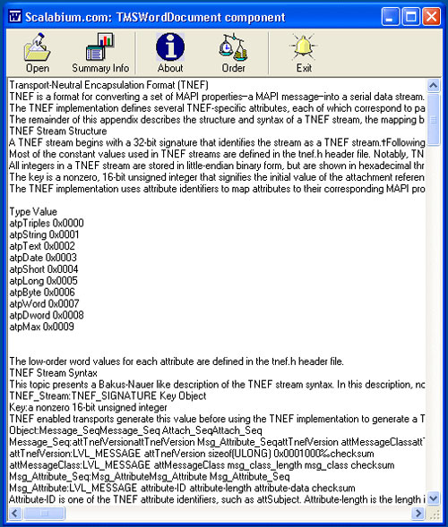 TMSWordDocument