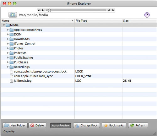 iPhone Explorer