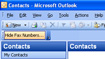 Hide Fax Numbers in Outlook