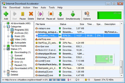 Internet Download Accelerator