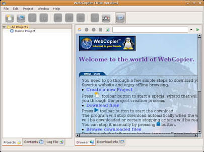 WebCopier For Linux