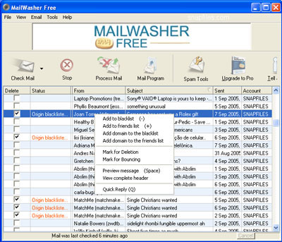 Firetrust MailWasher