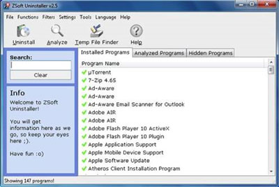 ZSoft Uninstaller