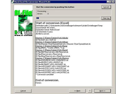 File Conversion Wizard for Word and Excel