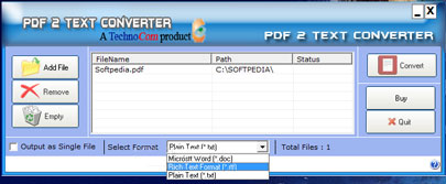 Pdf 2 Text converter