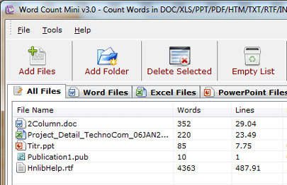 Word Count Mini
