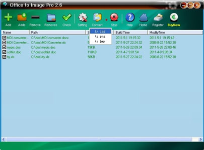 Office to Image Pro