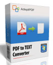 Adept PDF to Text Converter