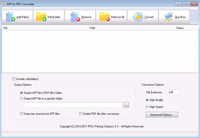 AFP to PDF Converter