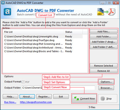 AutoCAD DWG to PDF Converter