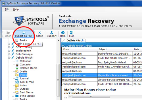 Recover Mailbox from EDB