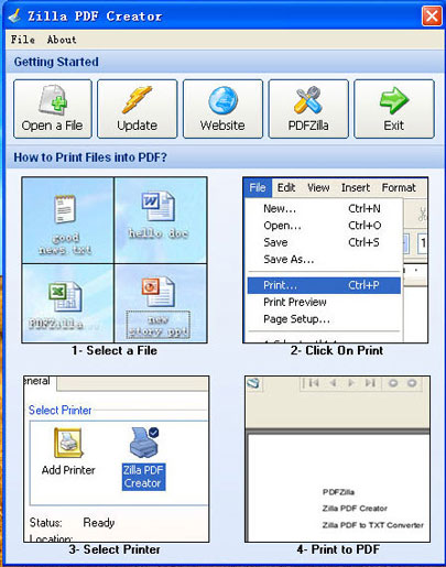 Zilla PDF Creator