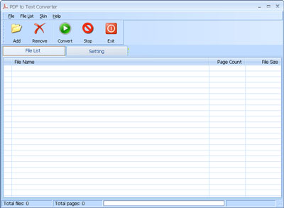 PDFArea PDF to Text Converter 