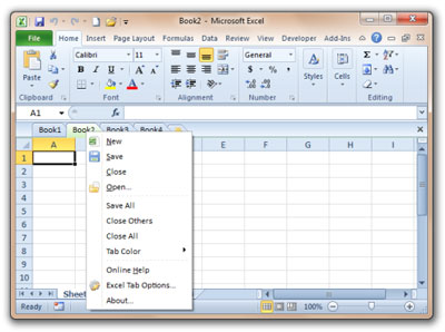 UcMapi Office Tabs for Excel