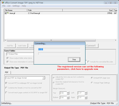 office Convert Image TIFF Jpeg to Pdf Free
