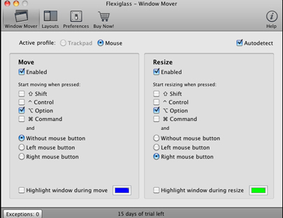 Flexiglass for Mac